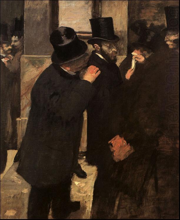 At the Stock Exchange, Edgar Degas